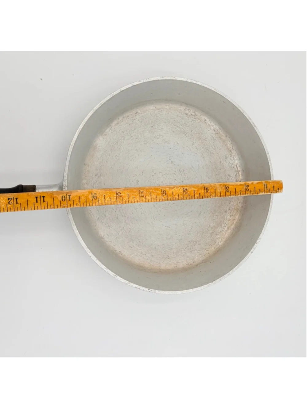 VINTAGE HH INSTITUTE of COOKING UTENSILS 10” ALUMINUM Frying Pan Skillet USA